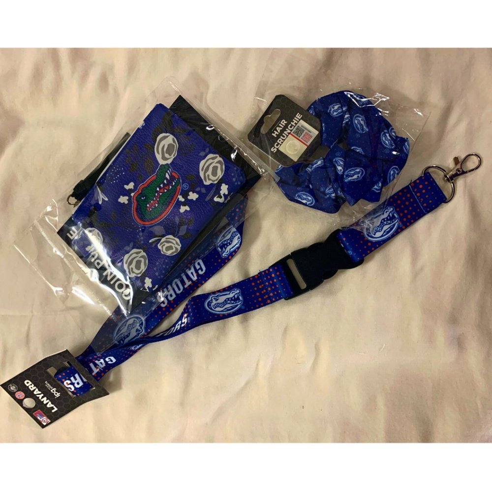Florida Gators Fan Gear-Lanyard, Scrunchie, Coin Purse